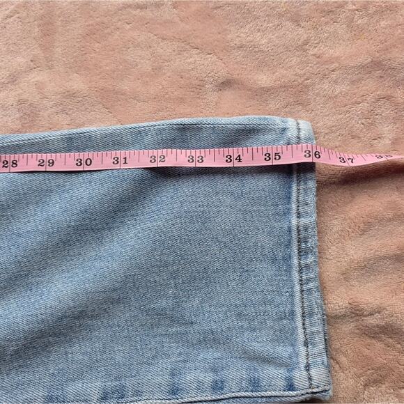 Pistola women wide straight Leg Jeans size 27 Revolve Anthropologie trendy blue - Picture 11 of 15